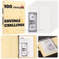 A6 Loose-Leaf 100 Envelope Savings Challenge Book